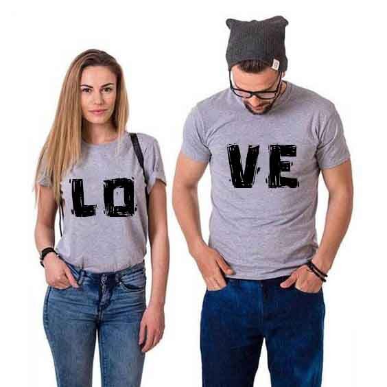 Κοντομάνικα Για Ζευγάρια LOVE