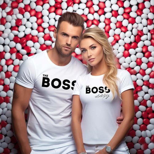 Κοντομάνικα για ζευγάρια The Boss w/w