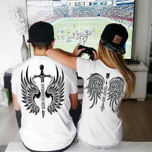 Κοντομάνικα για ζευγάρια Angel Guardian W