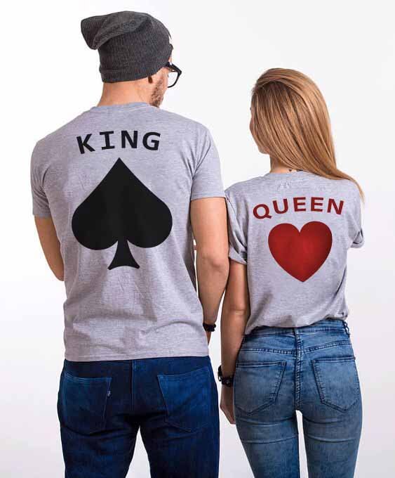 Κοντομάνικα για ζευγάρια King Queen