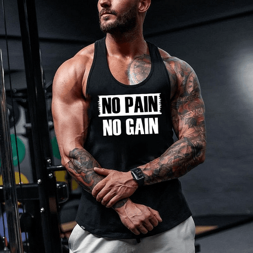Αμάνικο classic No Pain No Gain