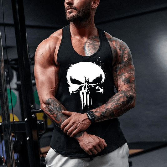 Αμάνικο classic Punisher