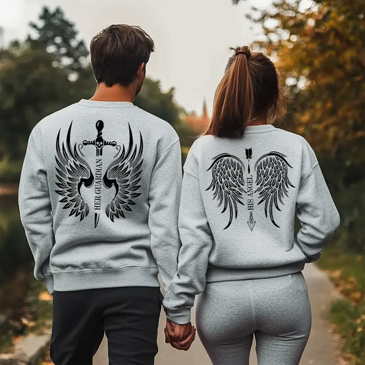 Unisex μπλούζες για ζευγάρια Angel / Guardian