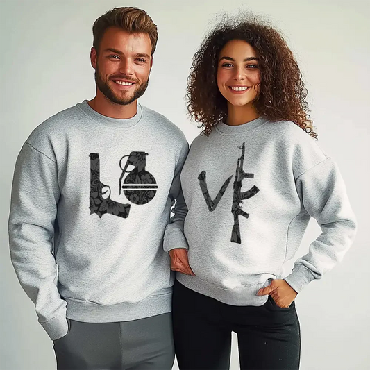 Unisex μπλούζες για ζευγάρια Lo Ve Ammo