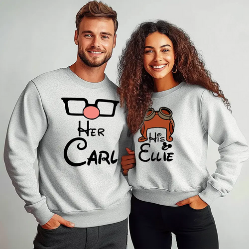 Unisex μπλούζες για ζευγάρια Carl Elie